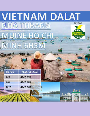 Vietnam Dalat Nha Thrang Muine 6H5M