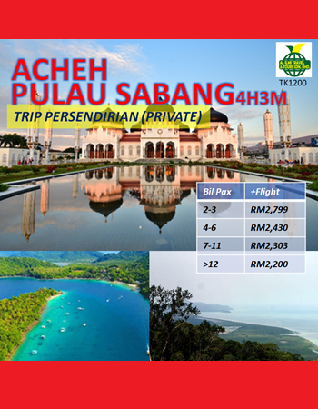Private Acheh Pulau Sabang 4H3M