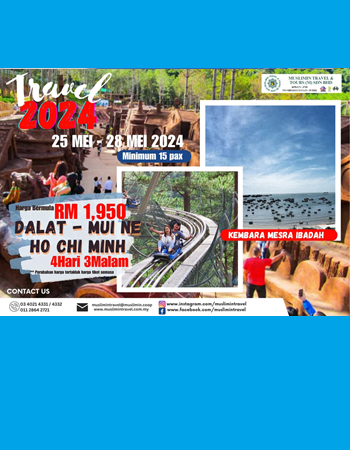 Dalat Muine Ho Chi Minh 4H3M
