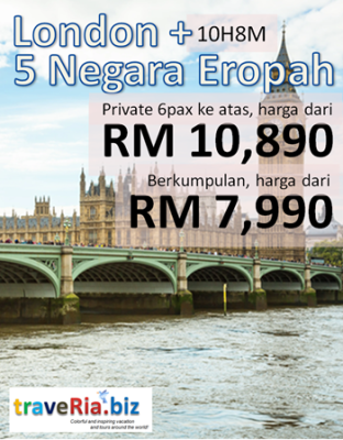 LONDON + EROPAH 5 NEGARA 10H8M