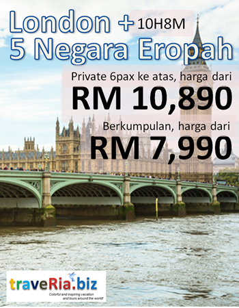 LONDON + EROPAH 5 NEGARA 10H8M