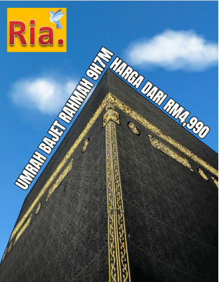 Umrah Bajet Rahmah 9H7M RIA