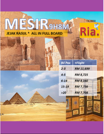 private mesir jejak rasul 10h8m