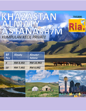 private khazastan almaty 6h5m optional astana 3h2m