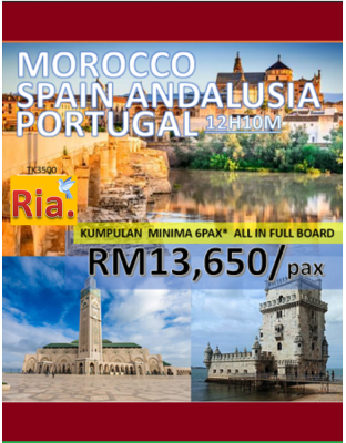 private morocco spain andalusia portugal muslim tour 12h10m