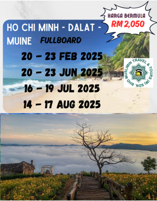 HO CHI MINH - DALAT - MUINE 4H3M