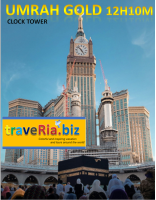 Umrah Gold Clock Tower 12H10M