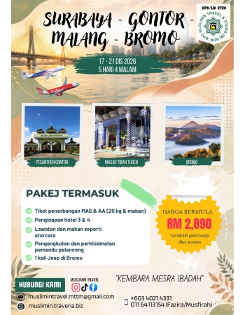 SURABAYA GONTOR MALANG BROMO 5H4M