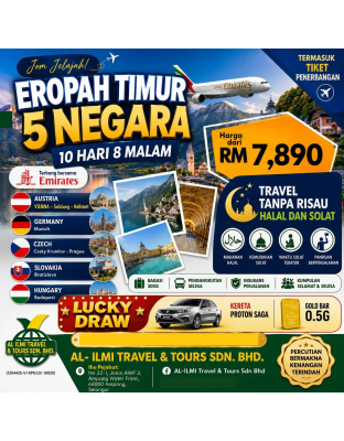 EROPAH TIMUR 5 NEGARA 10H8M