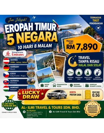 EROPAH TIMUR 5 NEGARA 10H8M