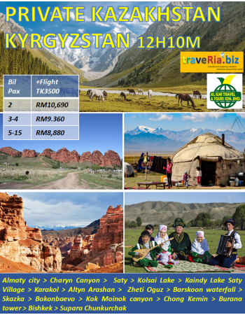 Private Kazakhstan Kyrgyzstan 12H10M All-In Full Board